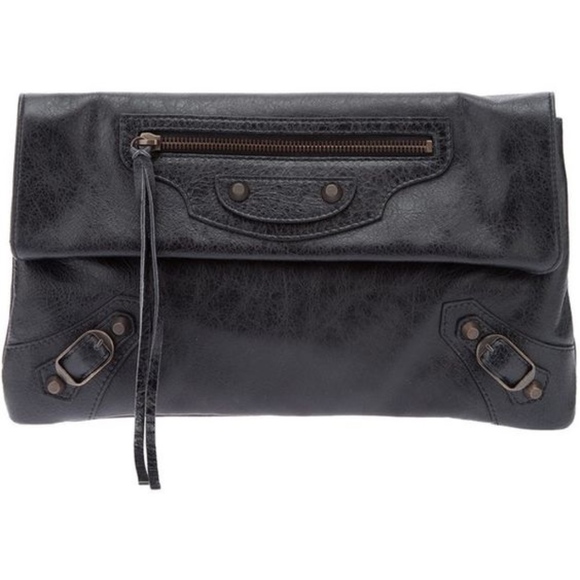 Balenciaga - Classic Motocross Envelope Clutch - Picture 2 of 4